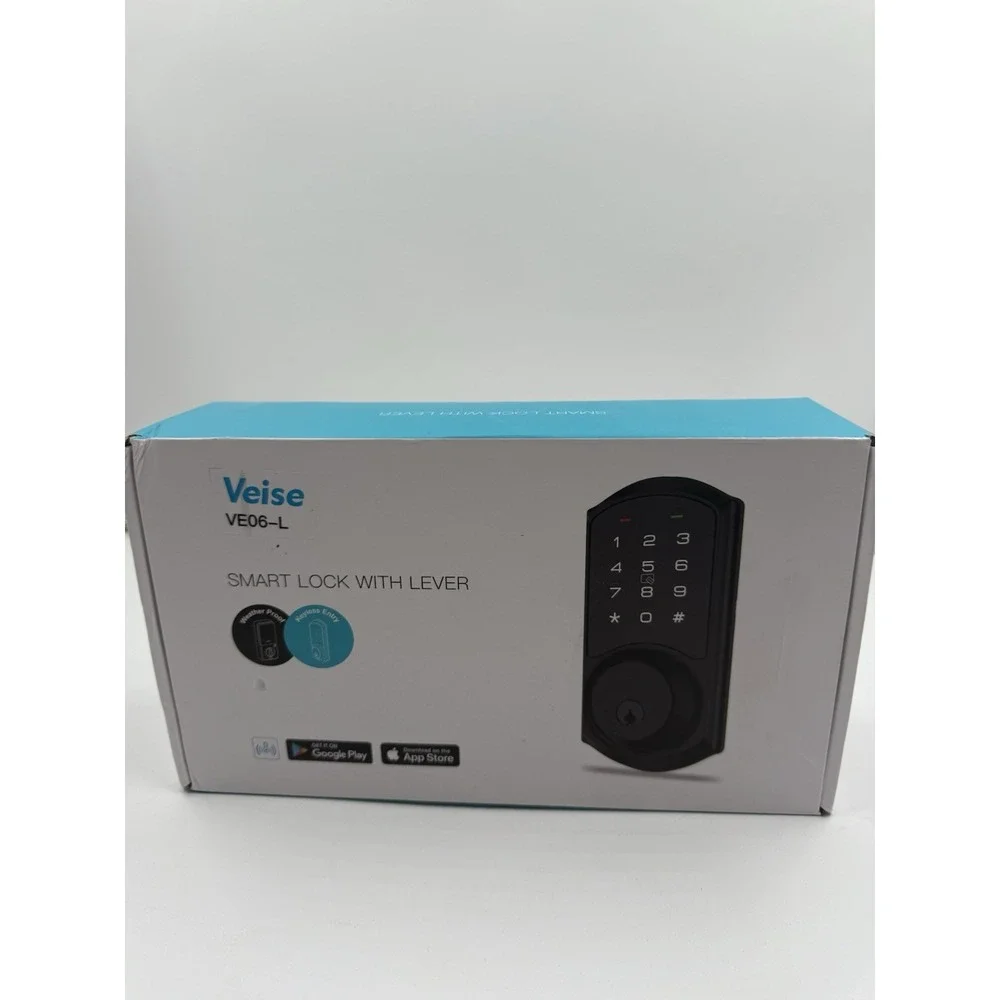 Veise VE06-L Wifi Smart‎ Lock With Lever, Open Box, New